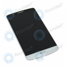 LG G3 (D855) Capacul frontal al modulului de afișare+lcd+digitizer alb