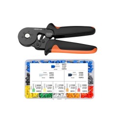Set clește pentru sertizarea terminalilor pe cablu cu 800 terminali