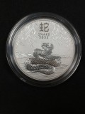 Australia 2025 - 2 dolari - Anul șarpelui, 2 OZ - monedă de argint BU, Australia si Oceania