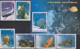 Timbre cu faună marină din Cuba