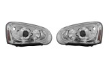 Set faruri tuning SUBARU IMPREZA (GD/GG), 01.2003-10.2005, partea stanga+dreapta, Taiwan, cu lampa de parcare LED; H1+H11+LED; manual; cromat, transp