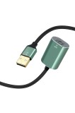 Cablu convertor stereo optic Toslink la USB A de 0.2 m, unidirecțional, USB A masculin la SPDIF feminin