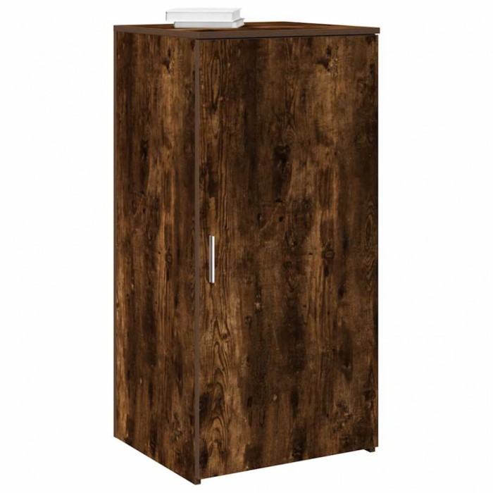 vidaXL Dulap depozitare stejar fumuriu 50x45x103,5 cm lemn prelucrat 859046