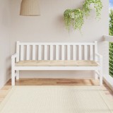vidaXL Pernă bancă de grădină, bej, 180x50x7 cm, material oxford 314971