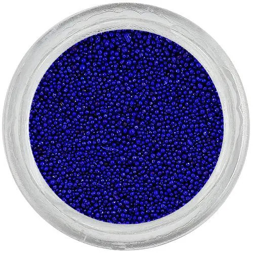 Perle decorative - bleumarin, 0,5mm