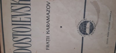 Fratii Karamazov vol.1-2 Dostoievski 1965 foto