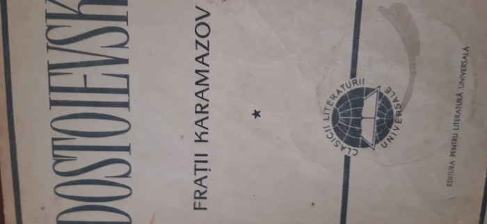Fratii Karamazov vol.1-2 Dostoievski 1965
