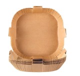 Set de 100 foi de copt pentru friteuza cu aer Piucrty, hartie, natur, 20 cm