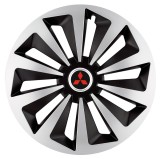 Cumpara ieftin Set 4 capace roti Fox Gri-Negru R17 pentru gama auto Mitsubishi, Autohelix MSA