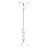 Cumpara ieftin Cuier de haine, alb, 176 cm, fier vopsit electrostatic