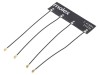 Antenă Bluetooth WiFi ZigBee 70x20mm U.FL 100mm