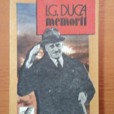 I.G.DUCA - MEMORII,VOL.1