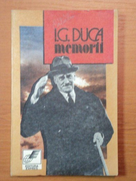I.G.DUCA - MEMORII,VOL.1