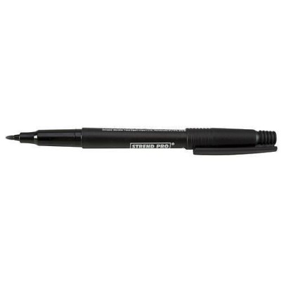 Marker permanent subtire 2 mm, negru, set 12 buc, Strend Pro GartenVIP DiyLine foto