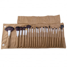 Set 24 pensule profesionale de machiaj, din par natural, Royal make up