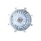 NRF 49546 Cupla, ventilator radiator