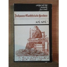 SCRISORI de JOHANN GOTTFRIED HERDER , 1981