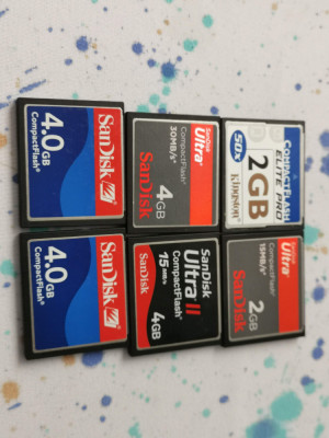 Card memorie CF,Compact Flash SanDisk 4GB diferite viteze, dslr foto foto