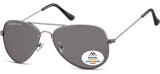 Cumpara ieftin Ochelari de soare polarizati Montana Eyewear MP94 Gunmetal Unisex, lentile gri, protectie UV, rame metalice, 57-17-135