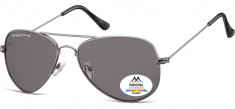 Ochelari de soare polarizati unisex Montana Eyewear MP94, gunmetal, smoke lenses