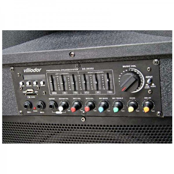 Boxe audio active bluetooth radio USB 300W 15 Inch Vlliodor DS2035 | arhiva  Okazii.ro
