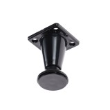 Picioare mobila, universale, reglabile, din plastic, negre, 60 mm, set 4 bucati