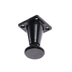 Picioare mobila, universale, reglabile, din plastic, negre, 60 mm, set 4 bucati