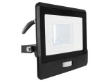 Proiector LED 30W alb rece, senzor de mișcare, 6400K - V-TAC
