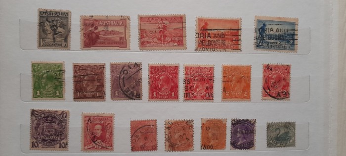 Timbre Australia, Noua Zeelanda, Tasmania, New South Wales