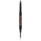 Makeup Revolution Duo Brow Definer creion spr&acirc;ncene precise culoare Light Brown 0.15 g