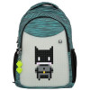 Ghiozdan Pixie Linii Turcoaz, 49 cm, Fete, Multicolor - Rucsac Scoala/Liceu, Compartiment A4