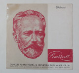 Ceaikovski -Concert Pentru Vioara - Disc vinil, vinyl, 10&#039;&#039; Format Mijlociu 1958, Clasica