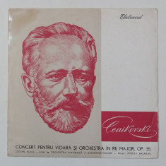 Ceaikovski -Concert Pentru Vioara - Disc vinil, vinyl, 10'' Format Mijlociu 1958