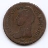 Franta 1 decime 1799 AA - L&#039;AN 8 - AA, Prima Republica, Cupru, 20 gr, 23 mm, KM-644 (5), Europa, Cupru (arama)
