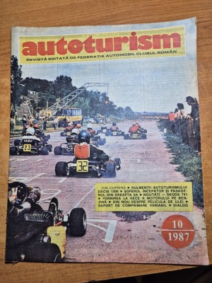 revista autoturism octombrie 1987 - formula 1 foto