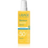 Uriage Bari&eacute;sun Spray SPF 50+ spray de protecție pentru față și corp SPF 50+ 200 ml