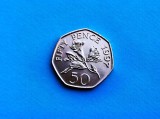 50 Pence 1997 Guernsey-stare buna-RAR