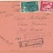 1945 Romania, Plic R circulat Iasi - Arad, timbre Pentru ardeleni, cenzura