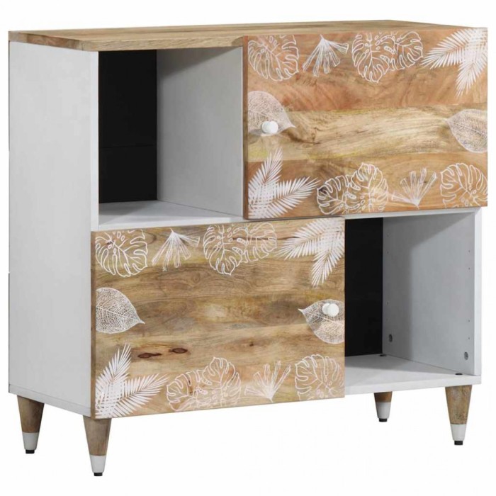 vidaXL Servantă, 80x33,5x75 cm, lemn masiv de mango 4018691