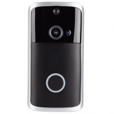 Sonerie Inteligenta Wireless Cu Camera Video Si Senzori IR Si PIR CAM-003 Negru foto