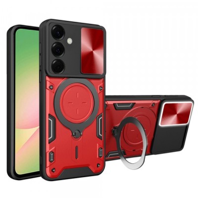 Husa pentru Samsung Galaxy A56 A566, Techsuit, CamGuard Pro, Rosie foto