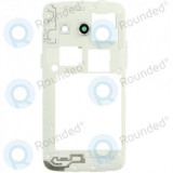 Husa de mijloc Samsung Galaxy Core LTE (SM-G386F) albă