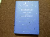 MIHAI EMINESCU VERSURI DIN MANUSCRISE EDITIE DE LUX