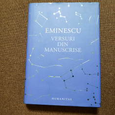 MIHAI EMINESCU VERSURI DIN MANUSCRISE EDITIE DE LUX