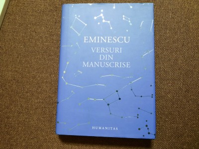 MIHAI EMINESCU VERSURI DIN MANUSCRISE EDITIE DE LUX foto