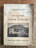 Evaluari si cubaje agricole - Dumitru Ticulescu, 1946 / R4P1S, Alta editura