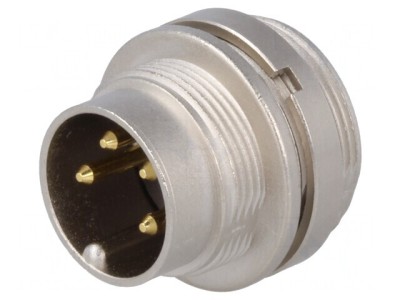 Conector M16 Soclu Lipire 4P 5A 250V IP40 foto