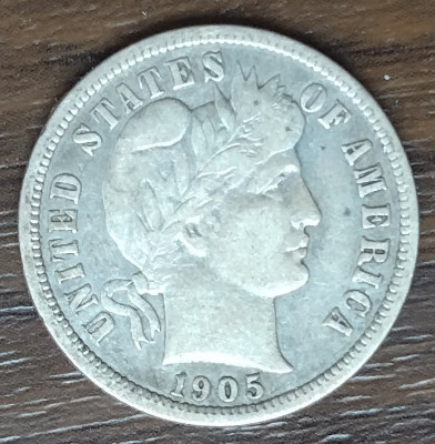 Moneda - 1 Dime 1905 S - Argint foto