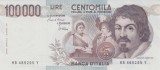 Bancnota Italia 100.000 Lire 1983 - P110a UNC ( vezi descriere )