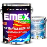 Pachet Email Alchido-Poliuretanic Emex Screenpol Verde 6005 - Bidon 20 Kg + Intaritor 4.60 Kg